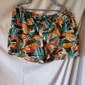 REI Co-op Trailmade Women's Floral Amphib Shorts 2XL Water Repellent Outdoors